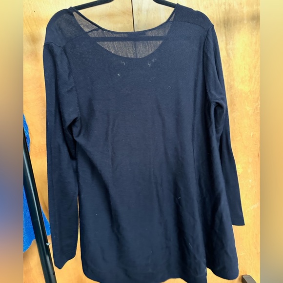 COS 100% Wool Navy Sweater - Picture 3 of 4